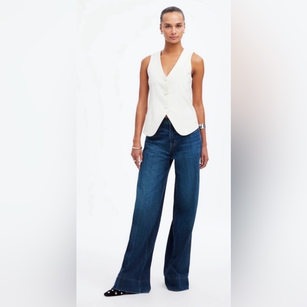 Madewell Super Wide Leg Soft Drape Denim Edition NWOT